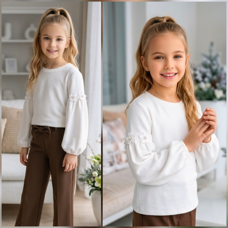 Top s puffy rukávom