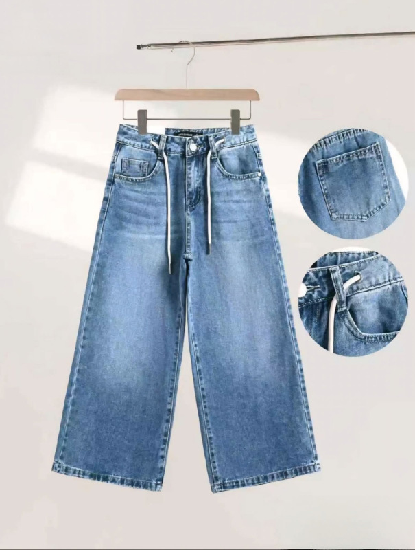 Široké modré rifle