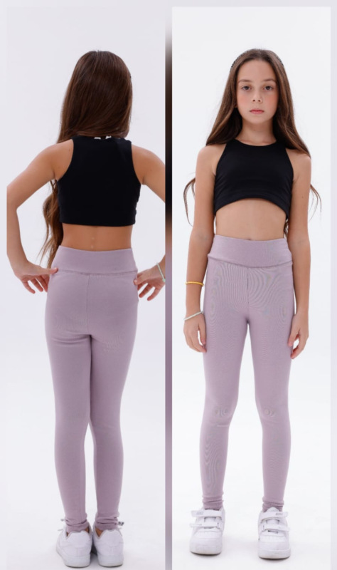 Bavlnené elastické jemne zateplené legíny