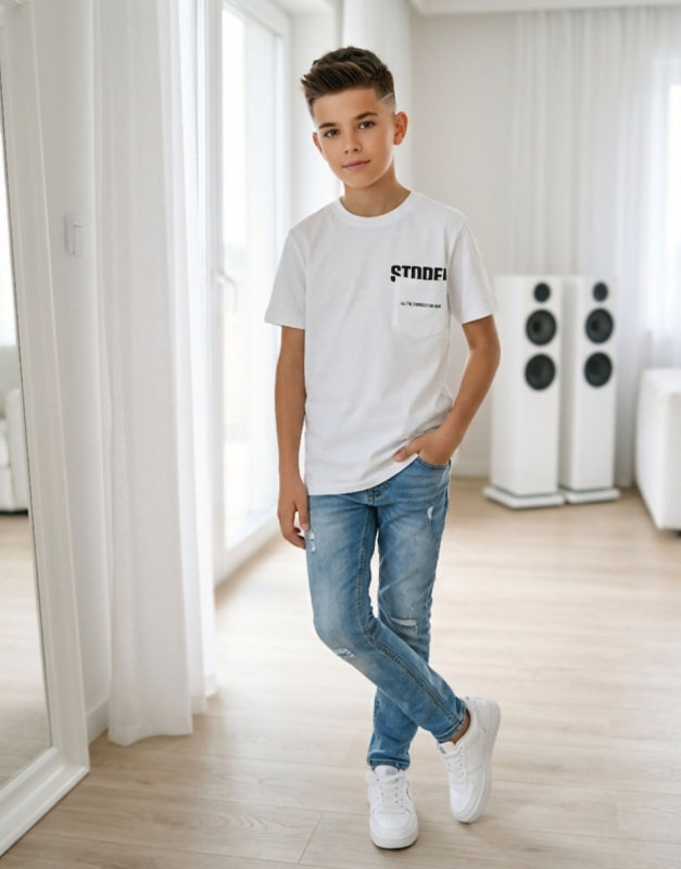 Chlapčenské tričko s náprsným vreckom