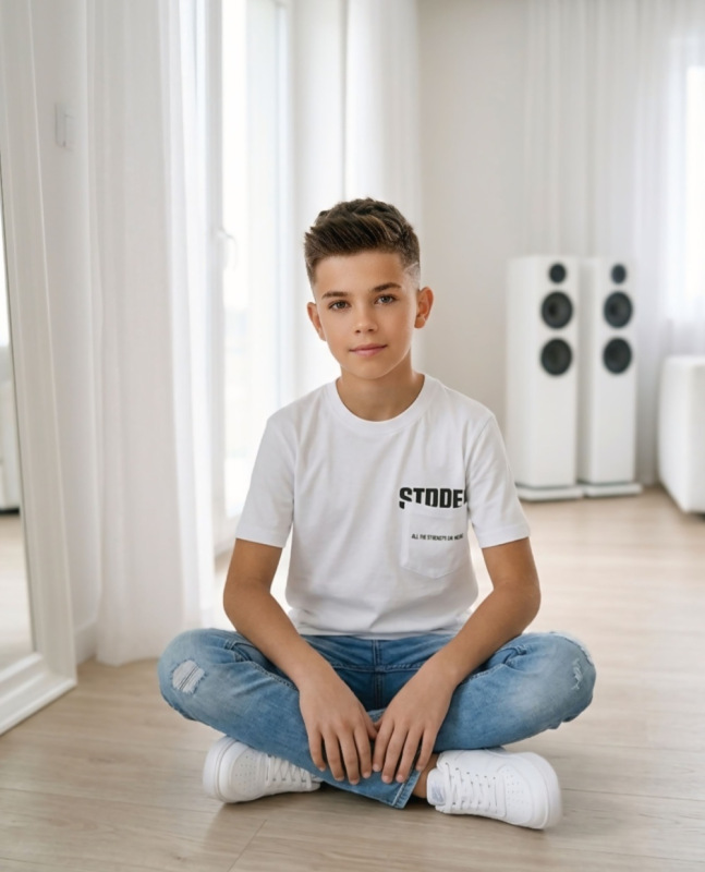 Chlapčenské tričko s náprsným vreckom 1