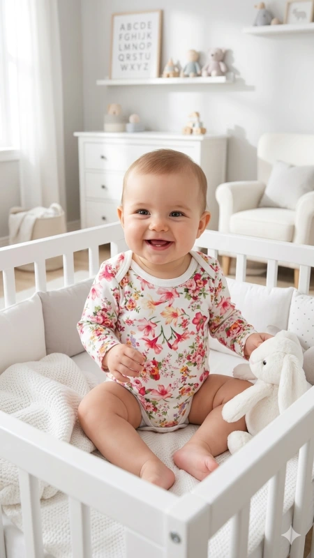 Kvietkované body s dlhým rukávom