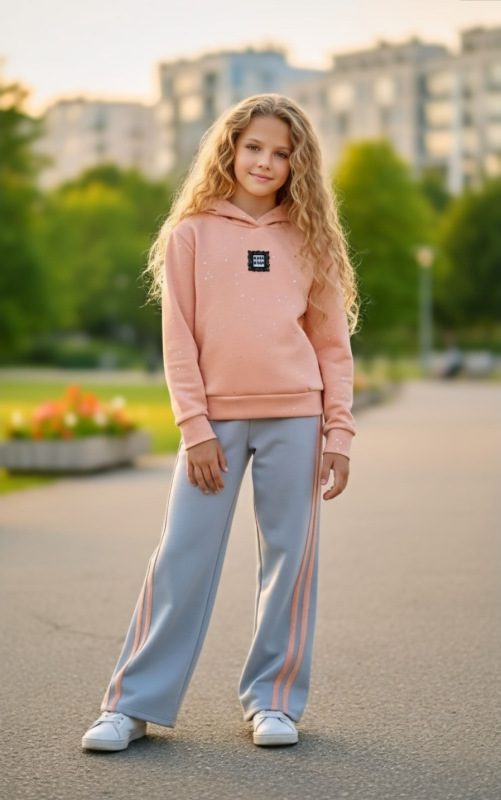 Marhulkovú tepláková súprava