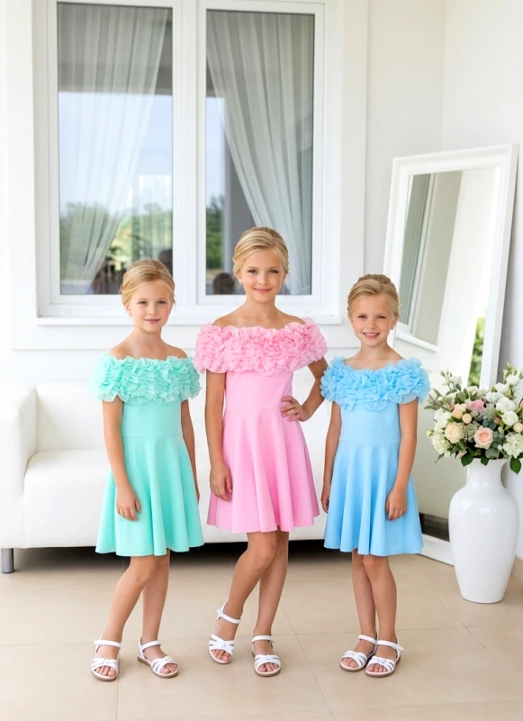 Carmen šaty s točivou sukňou