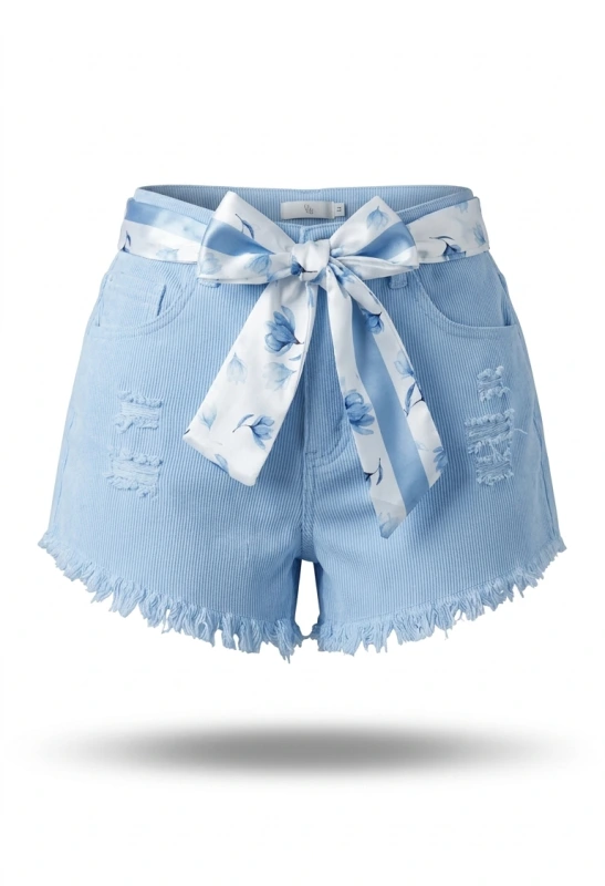 Baby blue šortky