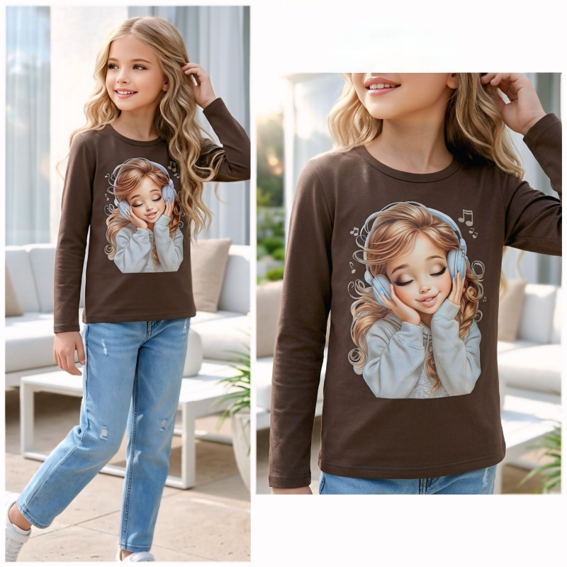 Čokoládové tričko s potlačou