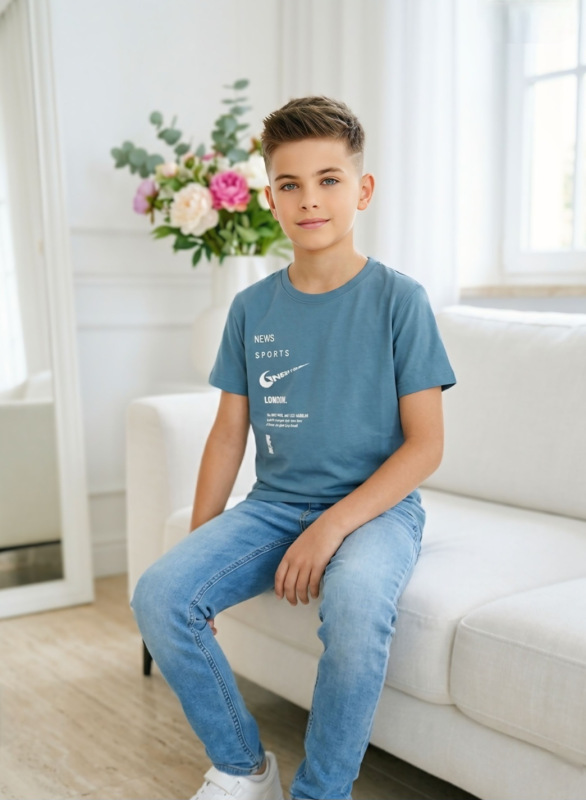 Bavlnené tričko s potlačou 1