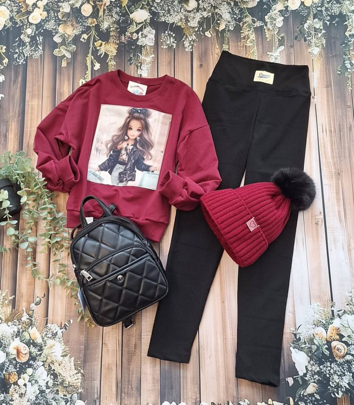 Čierne zateplené legíny