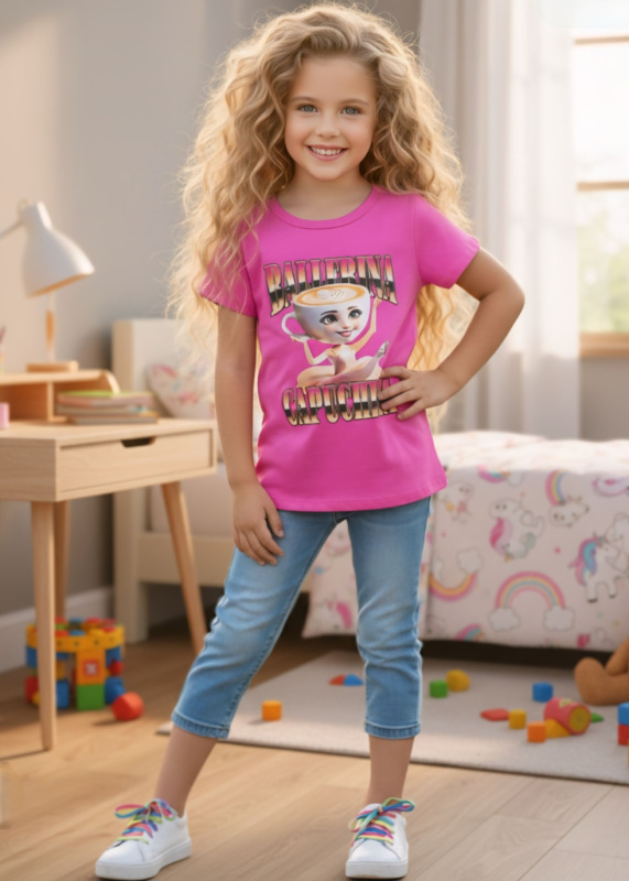 BALERINA CAPUCHINA ružové tričko