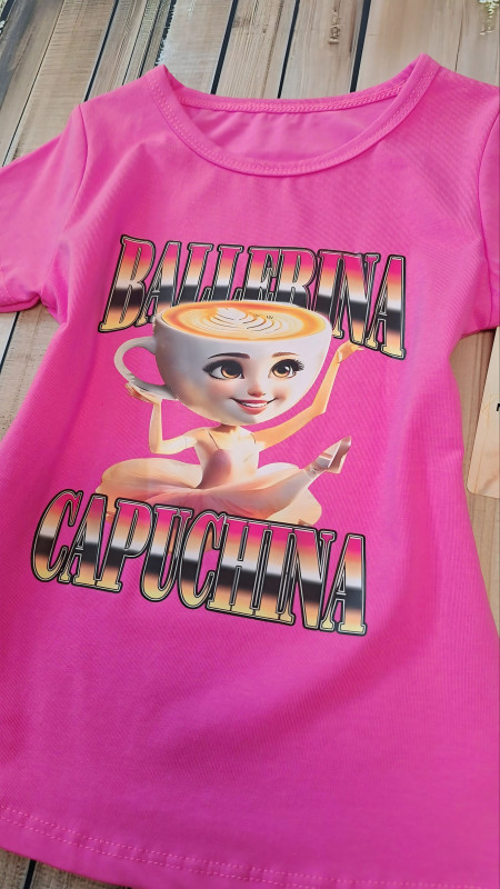 BALERINA CAPUCHINA ružové tričko 1